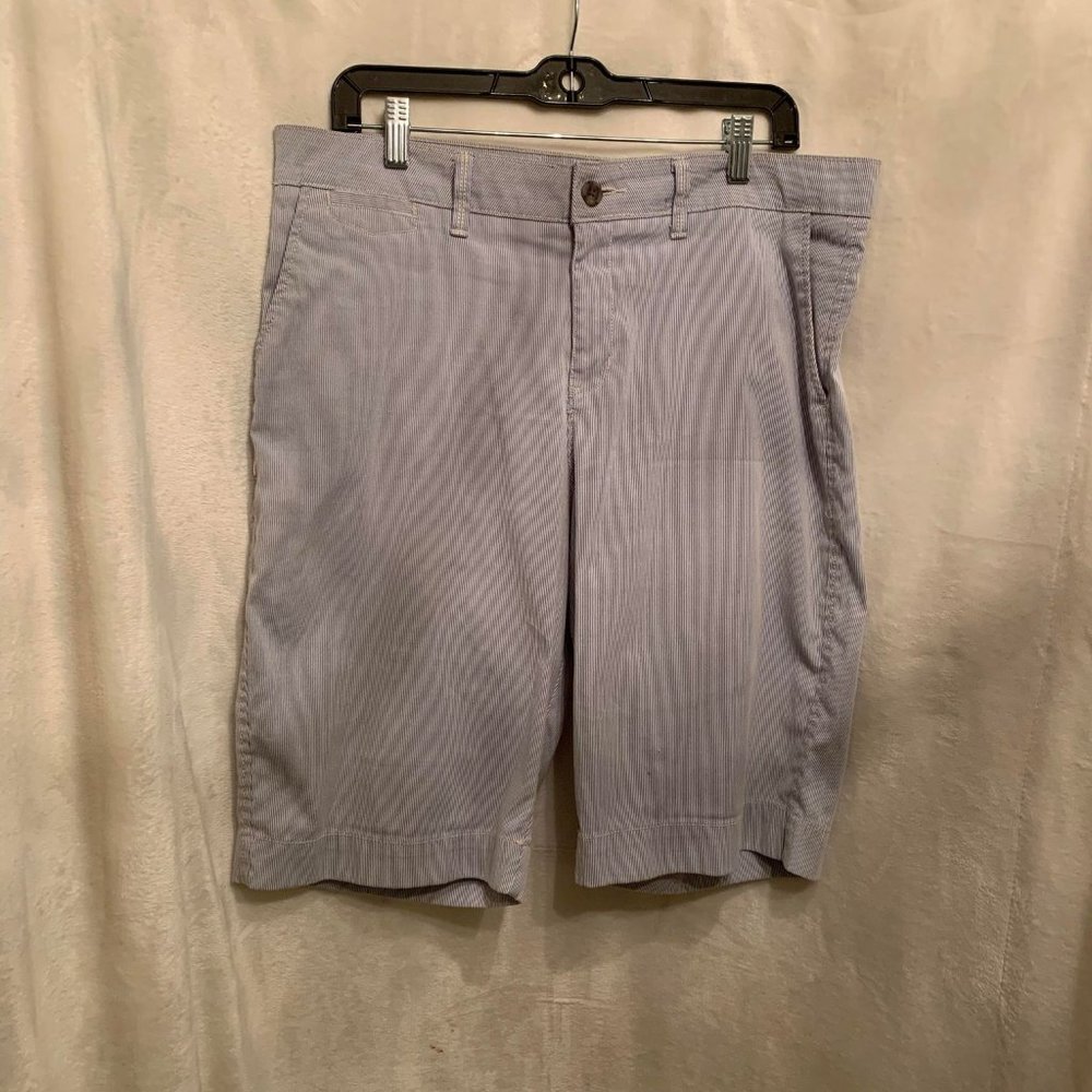EUC Sonoma Pin Striped Bermuda Shorts Size 14